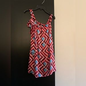 camelot tank style blouse with side tie detail